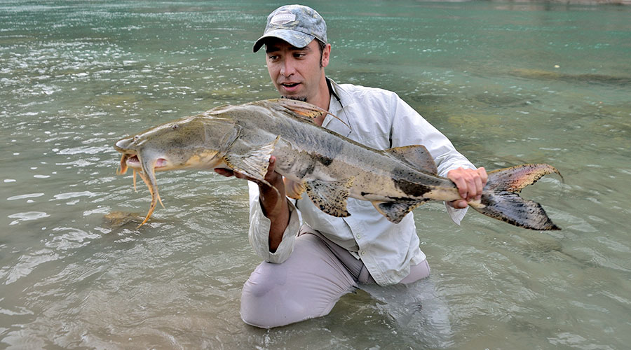 Fishing in Trishuli